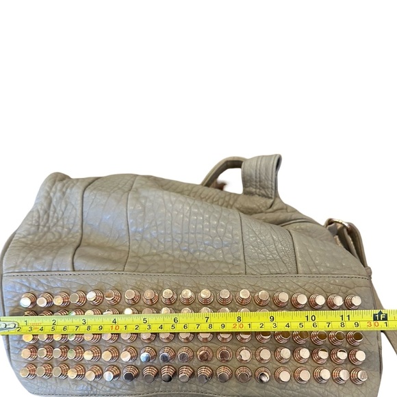 Alexander Wang Rocco Duffel Bag | Slate Gray Studded Leather - Picture 12 of 16